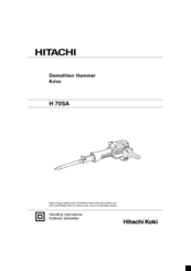 Hitachi Koki EM4028 R2 Handling Instructions Manual