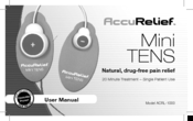 AccuRelief MiniTENS ACRL-1000 User Manual