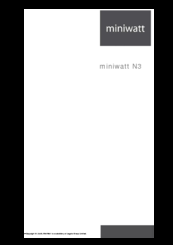 Miniwatt N3 User Manual