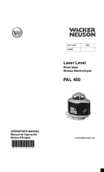 Wacker Neuson PAL450 Operator's Manual