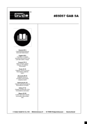 Gude 85057 GAB 5A Operating Instructions Manual