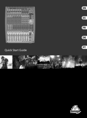 Xenyx UFX1604 Quick Start Manual