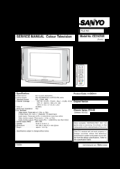 Sanyo CE21KF8R Service Manual
