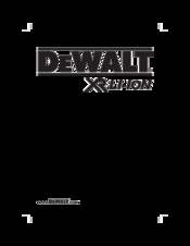 DeWalt DCR017 Original Instruction