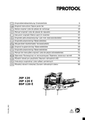 Protool JSP 120 Original Instruction