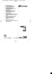 ECTRAM BAS 24 Operating Instructions Manual