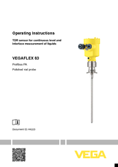 Vega vegaflex 83 Operating	 Instruction