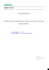 Netvox ZigBee Z825A User Manual