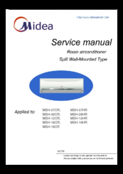 Midea MSH-09HR Service Manual