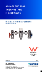 enware aquablend 2000 Installation Instruction