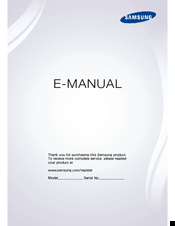 Samsung UN50H6203AFXZA E-Manual