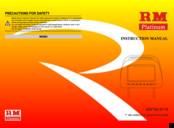 RM PLATINUM HR700 DVD Instruction Manual