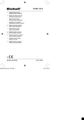 EINHELL TH-MG 135 E Original Operating Instructions