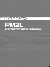 Beseler PM2L Instruction Manual