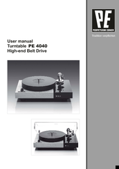 WE Audio Systems PE 4040 User Manual