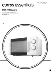 Currys Essentials C17MW10 Instruction Manual