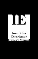 Iron Ether Divaricator Owner's Manual