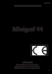 Alfamacchine Minigraf 44 Instruction Handbook Manual