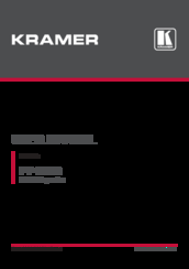 Kramer PT-101H2 User Manual