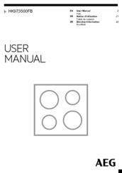 AEG HK973500FB User Manual
