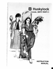 Husqvarna Huskylock 341D Instruction Manual