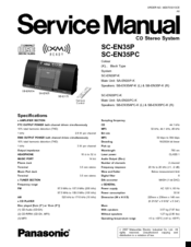 Panasonic SC-EN35PC-K Service Manual