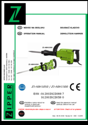 Zipper Mowers zi-abh1050 Manual