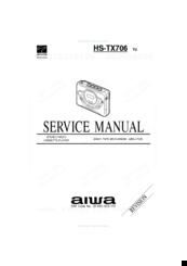 Aiwa HS-TX706 Service Manual