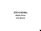 Zte-G R236m User Manual