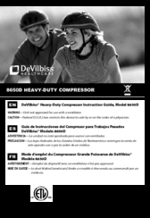 DeVilbiss 8650D Instruction Manual