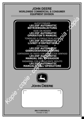 john deer lr135f Operator's Manual