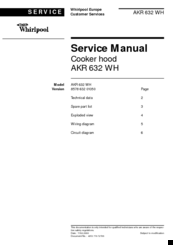 Whirlpool AKR 632 WH Service Manual