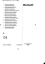 EINHELL 9-13 Original Operating Instructions