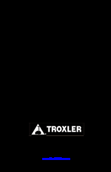 Troxler 3411-B Manual, Operation And Installation