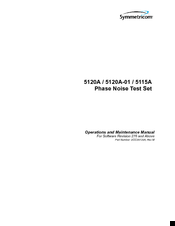 Symmetricom 5120A Operation And Maintenance Manual