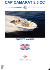Jeanneau CAP CAMARAT 8.5 CC Owner's Manual