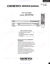 Onkyo DVCP702 Service Manual