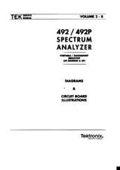 Tektronix 492, 492P Service Manual