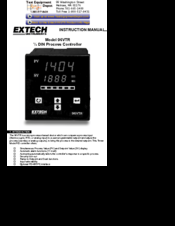 Extech Instruments 96VTR Instruction Manual