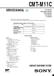 Sony CDP-M11C Service Manual