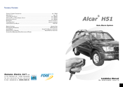 ROEL Alcar H51 Installation Manual