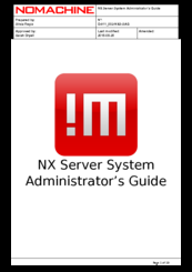 NOMACHINE D-811_002-NXS-SAG Administrator's Manual