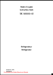 AEG SK 98800-6I Instruction Book