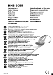 Hurricane HHS 6055 Operating Instructions Manual