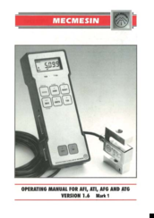 Mecmesin Mecmesin ATI Operating Manual