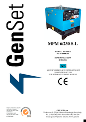 Gen Set MPM 6/230 S-L Use And Maintenance Manual