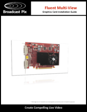 Broadcast Pix fluent multi-view Installation Manual