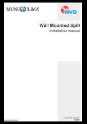 mundoclima CL23215 Installation Manual