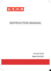 usha Steam Pro SI 3417 Instruction Manual