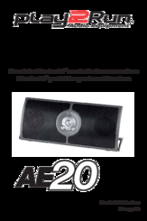 Play2Run AE20 User Manual